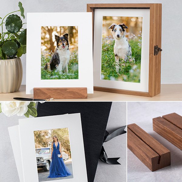 Mounted fine art prints